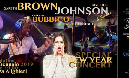 Capodanno a Galatina con Mylious Johnson, Gareth Brown e Carolina Bubbico