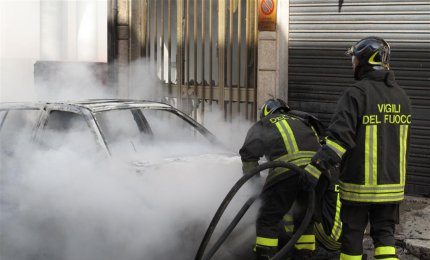 Arrestato il presunto autore dell'incendio dell'auto in via Beato Angelico