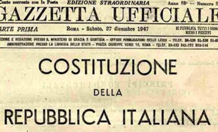 "Rileggere i primi quattro articoli  della Costituzione"