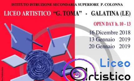 Gli open day del Liceo Artistico “G. Toma”
