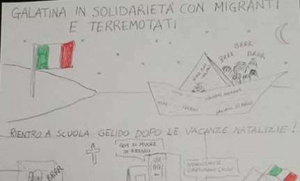 Scuola dell'infanzia al freddo al Polo 3