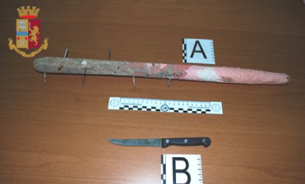 Allontanato da casa 75enne violento