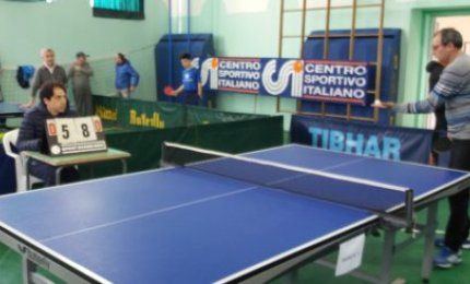 A Sogliano Cavour un torneo di tennis tavolo del Centro Sportivo Italiano