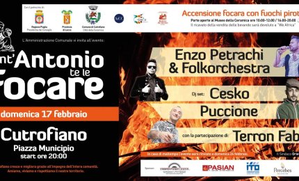 A Cutrofiano “Sant’Antoni te le Focare”