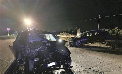 Scontro fra tre automezzi sulla Galatina-Lecce, due feriti