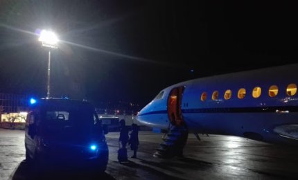 Trasferimento urgente di un neonato da Reggio Calabria a Genova con un velivolo dell'Aeronautica Militare