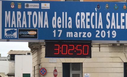 Francesca Mele, podista galatinese, prima nella maratona della Grecìa salentina