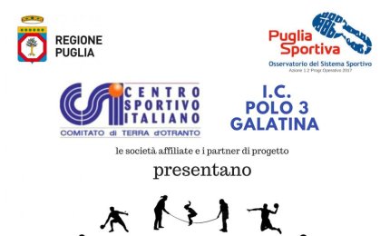 "Sport Fusion" del Csi arriva al Polo 3 di Galatina