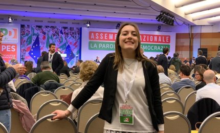 Le emozioni e le responsabilità di Caterina Luceri, diciannovenne delegata galatinese all'assemblea nazionale del PD