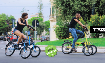 TRIS, la bicicletta elettrica a tre ruote inventata a Noha