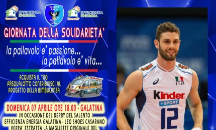 Sport e Solidarietà nel derby salentino fra Efficienza Energia e Casarano