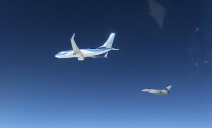 Due caccia da Gioia del Colle intercettano un aereo civile tedesco
