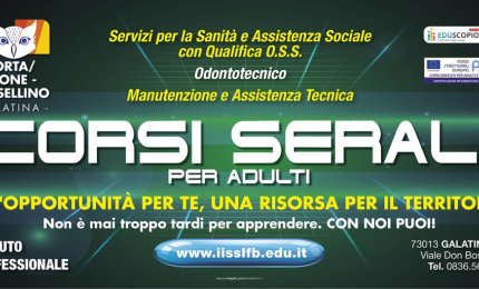 I corsi serali dell'IISS Laporta/Falcone e Borsellino