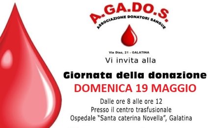 “Una goccia di vita per la vita!", domenica in Ospedale