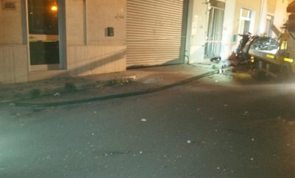 Galatinese perde il controllo dell'auto e abbatte un armadio Enel e un palo della pubblica illuminazione