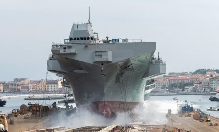 Varata a Castellammare di Stabia nave “Trieste”, unità anfibia multiruolo e multifunzione