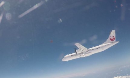 Un ATR 42 giapponese perde il contatto radio, lo intercettano due caccia partiti da Gioia del Colle