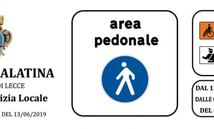 Istituite tre nuove aree pedonali nel centro storico