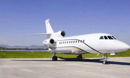 Militare dell'Esercito Italiano affetto da grave malattia trasportato a New York da un Falcon dell'Aeronautica 