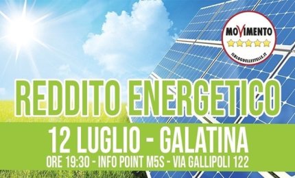 "Reddito energetico. L'energia del sole a disposizione dei cittadini"