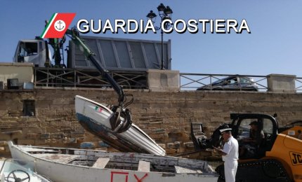 Puliti gli scali d'alaggio del Canneto e del Castello