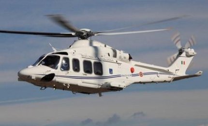 Escursionista salvato da un elicottero dell'Aeronautica Militare