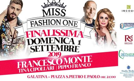 In piazza San Pietro a Galatina la finalissima di "Miss Fashion One"