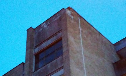 Un fulmine si abbatte sull'Ospedale di Galatina