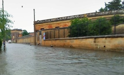 Bomba d'acqua su Galatina