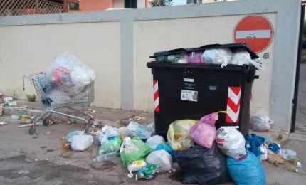 Rifiuti e inciviltà alla Baia Verde