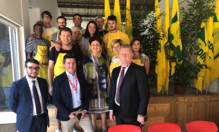 Il dramma xylella secondo Teresa Bellanova in visita alla Fiera del Levante