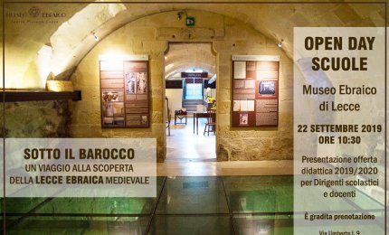 Giornata Europea della Cultura Ebraica al Museo Ebraico di Lecce