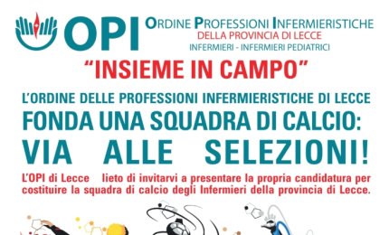 "Alla ricerca di infermieri-calciatori"