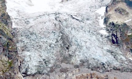 Il Ghiacciaio di Planpincieux avanza di 40 cm al giorno