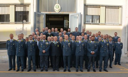 Il Comandante Regionale della Guardia di Finanza in visita al Gruppo di Gallipoli