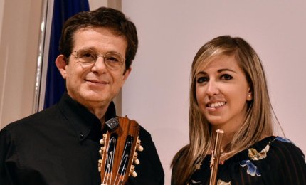 La flautista Beatrice Mappa e il chitarrista Vito Fiore in concerto a Galatina per gli Amici della musica