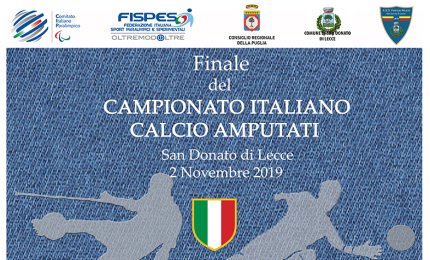 A San Donato le finali del Campionato Italiano Calcio Amputati 