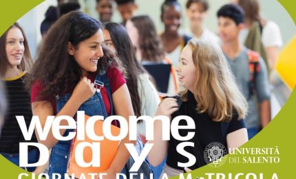 Il 20 e 21 novembre “Welcome days” di Unisalento