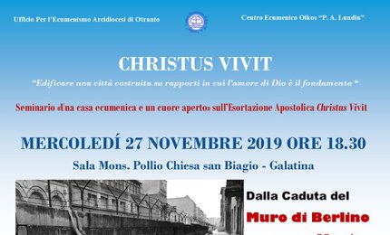  "Dalla caduta del muro di Berlino all’era dei muri che dividono il mondo"