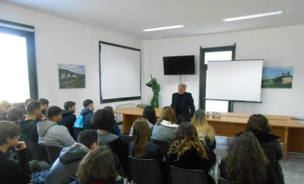 Gli studenti del Liceo Artistico “Enrico Giannelli” in visita allo stabilimento Colacem di Galatina
