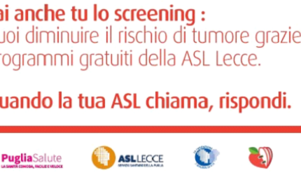 Ricerca di “sangue occulto nelle feci”, in arrivo le lettere della ASL per lo screening del tumore al colon