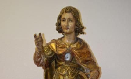 Torna a Galatone la statua di San Vito rubata nel 1981