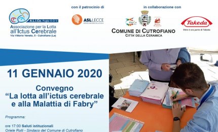 Ictus cerebrale e malattia di Fabry, un convegno a Cutrofiano