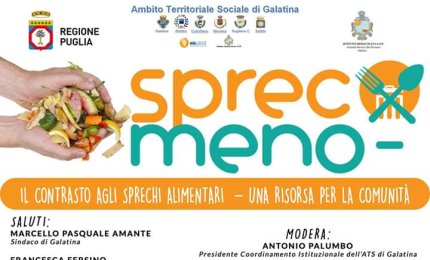  “Spreco meno. Il contrasto agli sprechi alimentari. Una risorsa per la comunità”