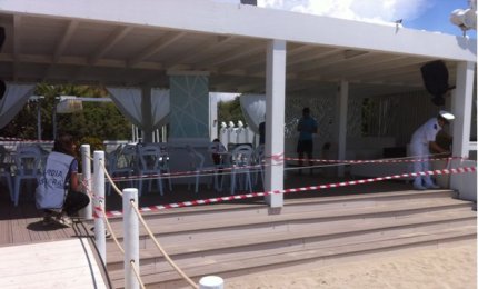 Sotto sequestro una parte del lido Zeus di Gallipoli
