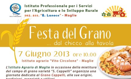 La 'Festa del grano Senatore Cappelli' all'Agrario di Maglie