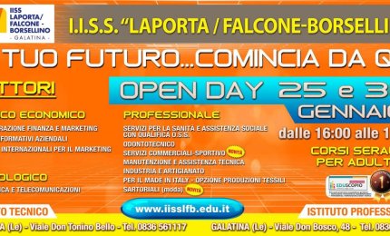 Ancora due open day per scoprire il Laporta/Falcone e Borsellino