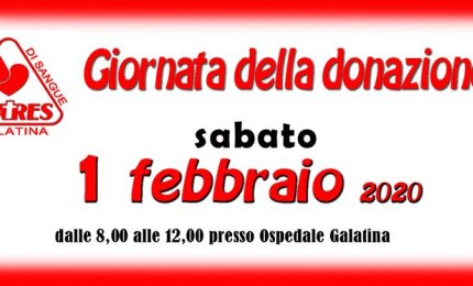 Sabato 1 febbraio si dona il sangue con la Fratres