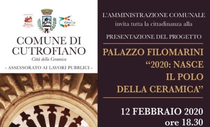 "2020: Nasce il Polo della Ceramica", a Cutrofiano