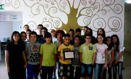 Con 'The Voice' la seconda A della Scuola Media di Noha si aggiudica una targa dell'Ordine degli Architetti